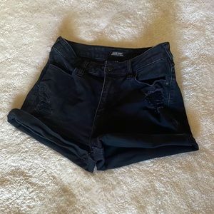 Black true religion Jean shorts size 28 waist